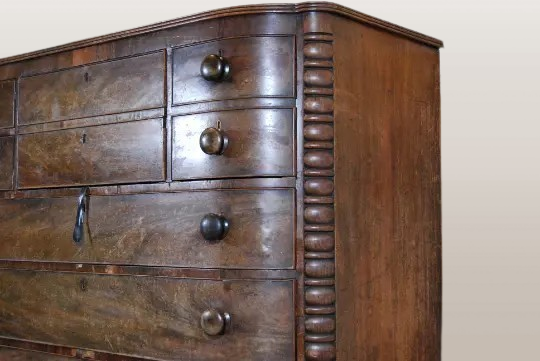 Antikvarinė Viktorijos laikų škotiška komoda - Image 3