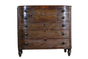 Antikvarinė Viktorijos laikų škotiška komoda