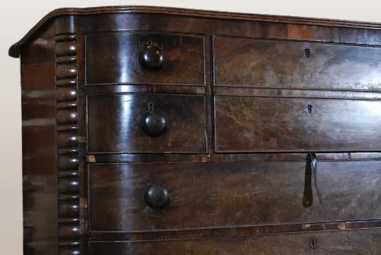 Antikvarinė Viktorijos laikų škotiška komoda - Image 4