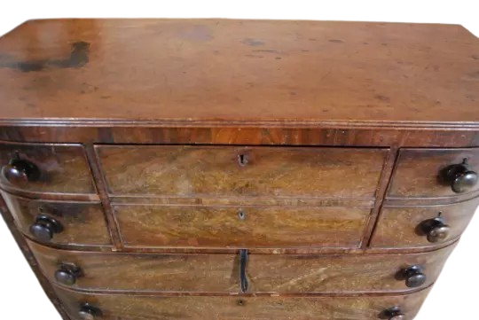 Antikvarinė Viktorijos laikų škotiška komoda - Image 2