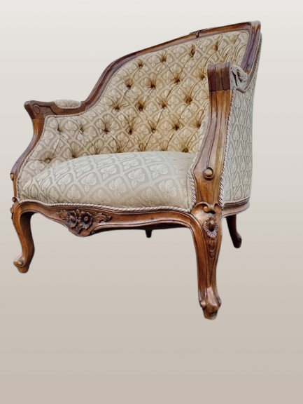 Pora antikvarinių ąžuolinių fotelių - Image 4